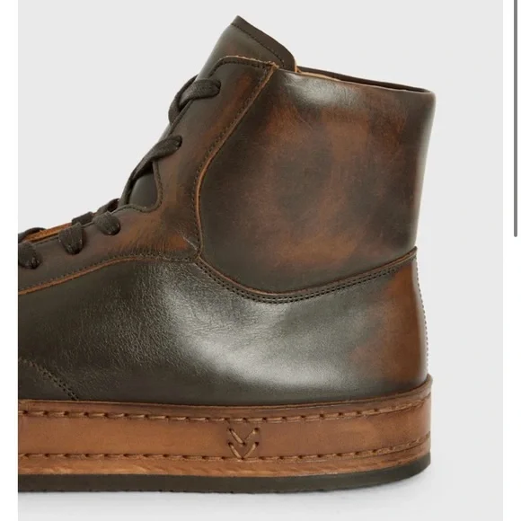 Wooster Artisanal Leather High Top Sneakers